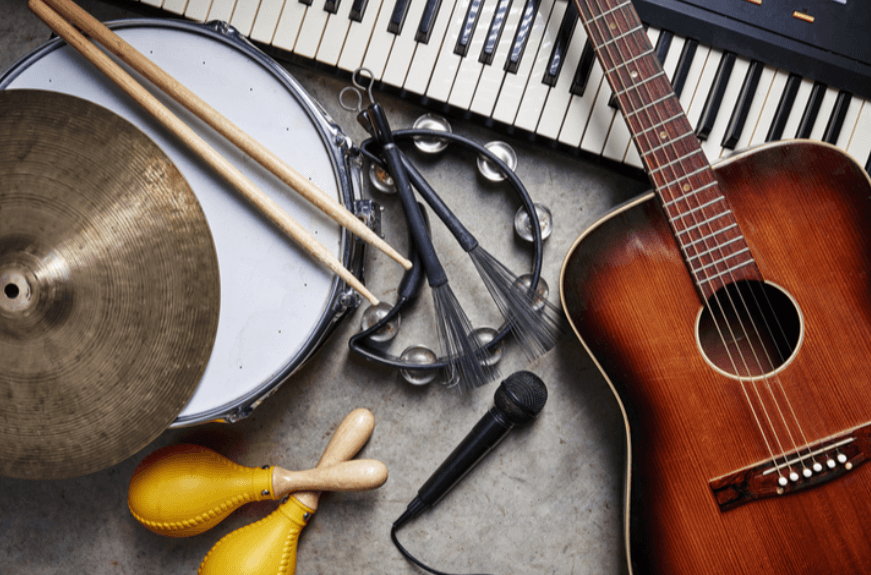 gros plan instrument de musique