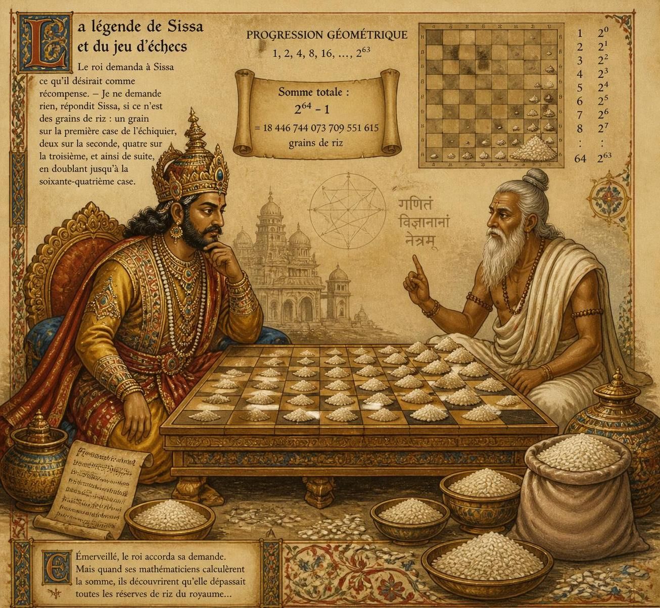 plongez dans l’histoire fascinante et les mystères entourant l’échiquier de sissa, l’origine légendaire du célèbre jeu d’échecs.