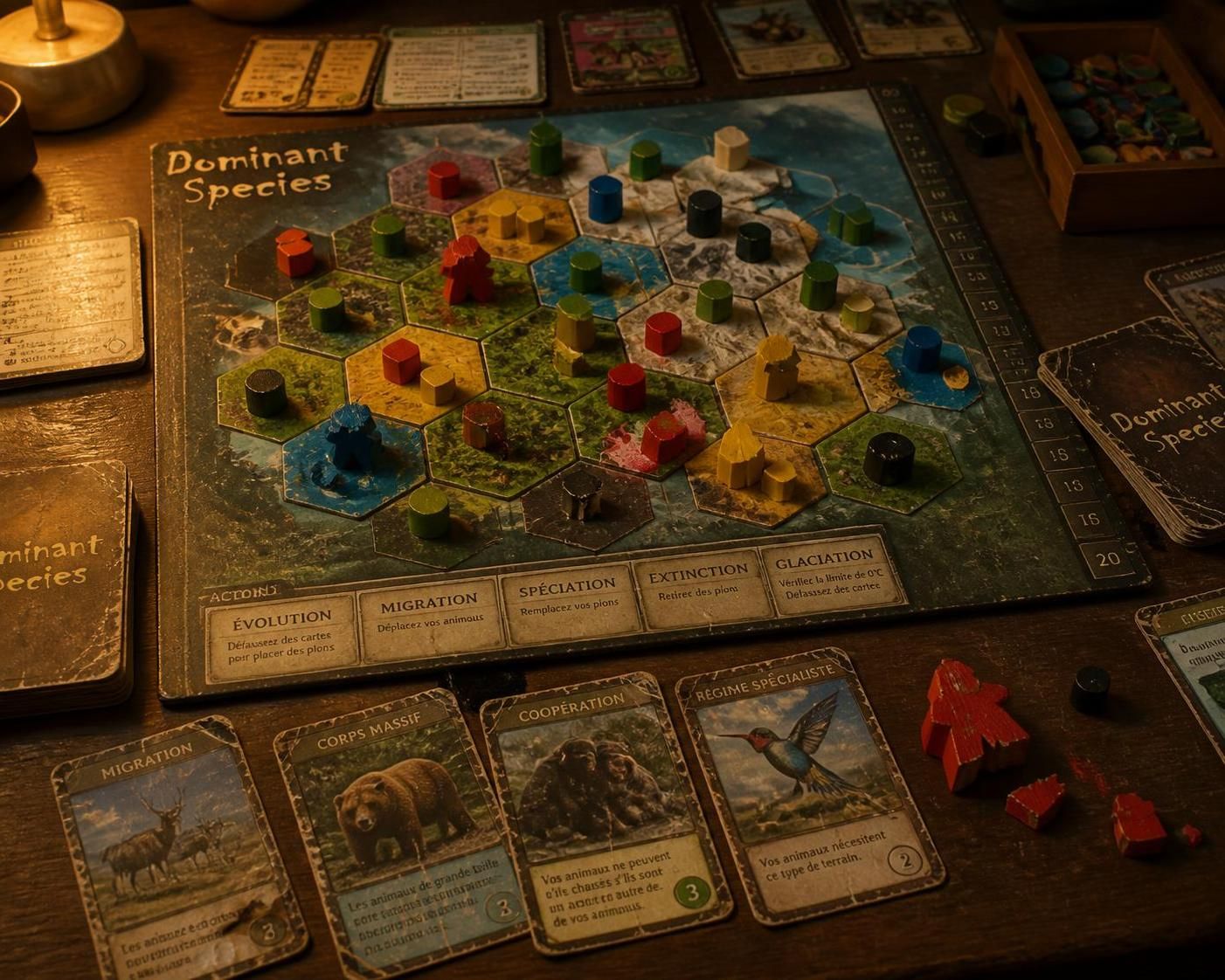 découvrez pourquoi la qualité des composants du jeu dominant species suscite tant de débats et d'insatisfactions dans cette discussion générale.