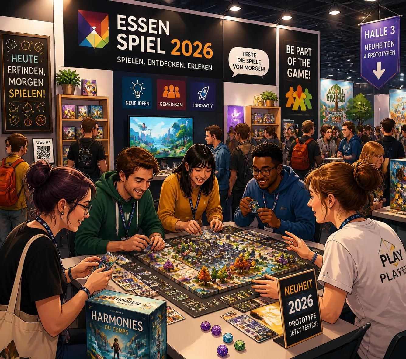 découvrez les dernières nouveautés et incontournables du salon essen spiel 2026 avec élément geeklist, votre guide expert des jeux de société.