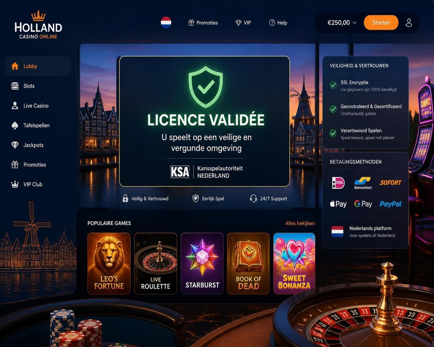 holland casino online obtient une prolongation de sa licence pour cinq ans, assurant la continuité de ses services de jeux en ligne en toute légalité.