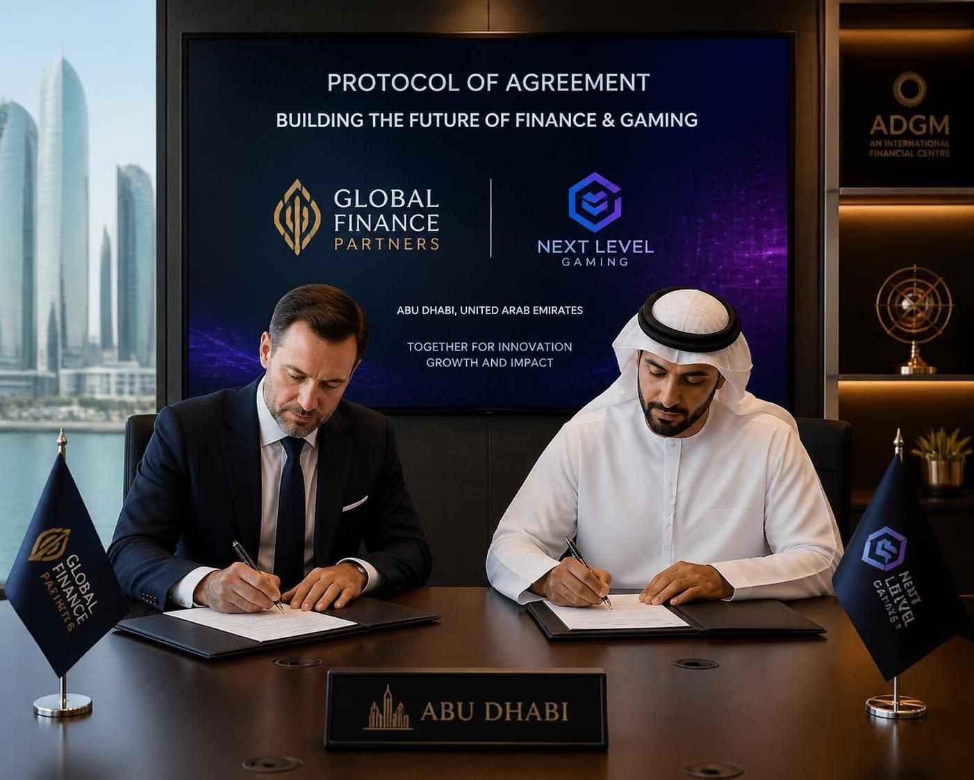 le gcgra signe un protocole d'accord avec le régulateur financier d'abu dhabi pour renforcer leur collaboration et promouvoir la régulation financière conjointe.
