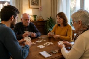 découvrez notre guide complet pour bien débuter à la belote à 4 joueurs. apprenez les règles essentielles et maîtrisez rapidement ce jeu de carte stratégique et convivial.
