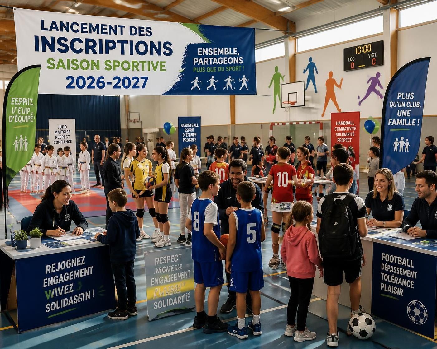 préparez la saison sportive 2026-2027 : les inscriptions ouvrent dès le 25 août. ne manquez pas votre chance de participer aux activités et compétitions à venir.