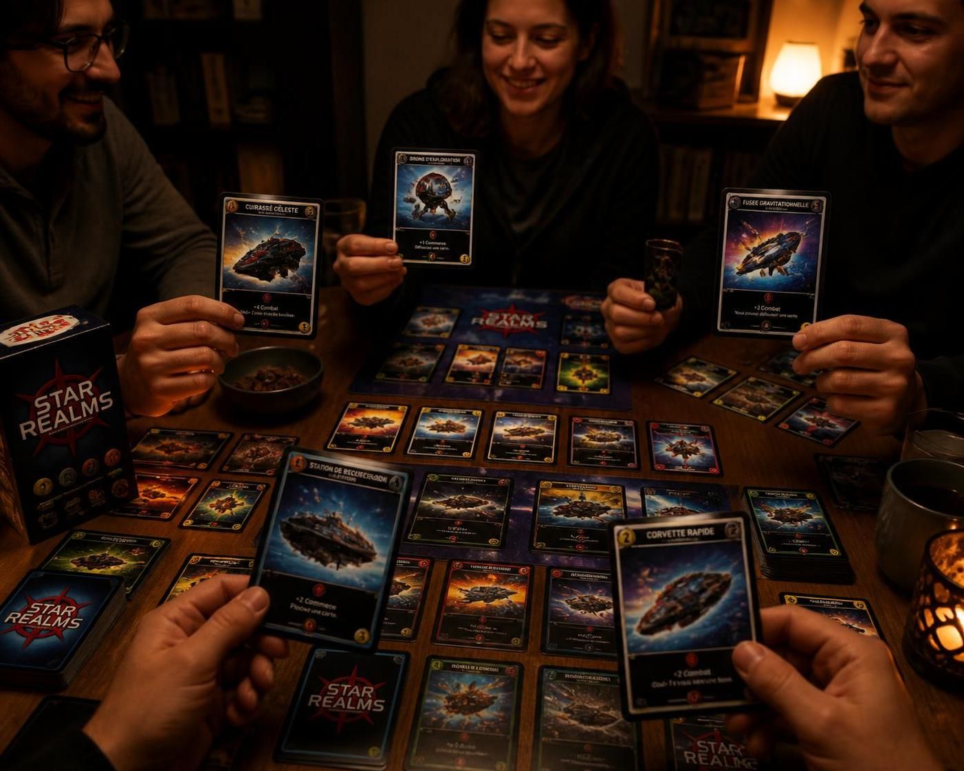 découvrez star realms et partagez vos sets et formats personnalisés préférés avec la communauté pour des parties toujours plus originales et passionnantes.