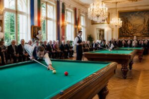 suivez le championnat du monde de billard français 3 bandes où les meilleurs joueurs du monde s'affrontent en france pour décrocher le titre suprême.