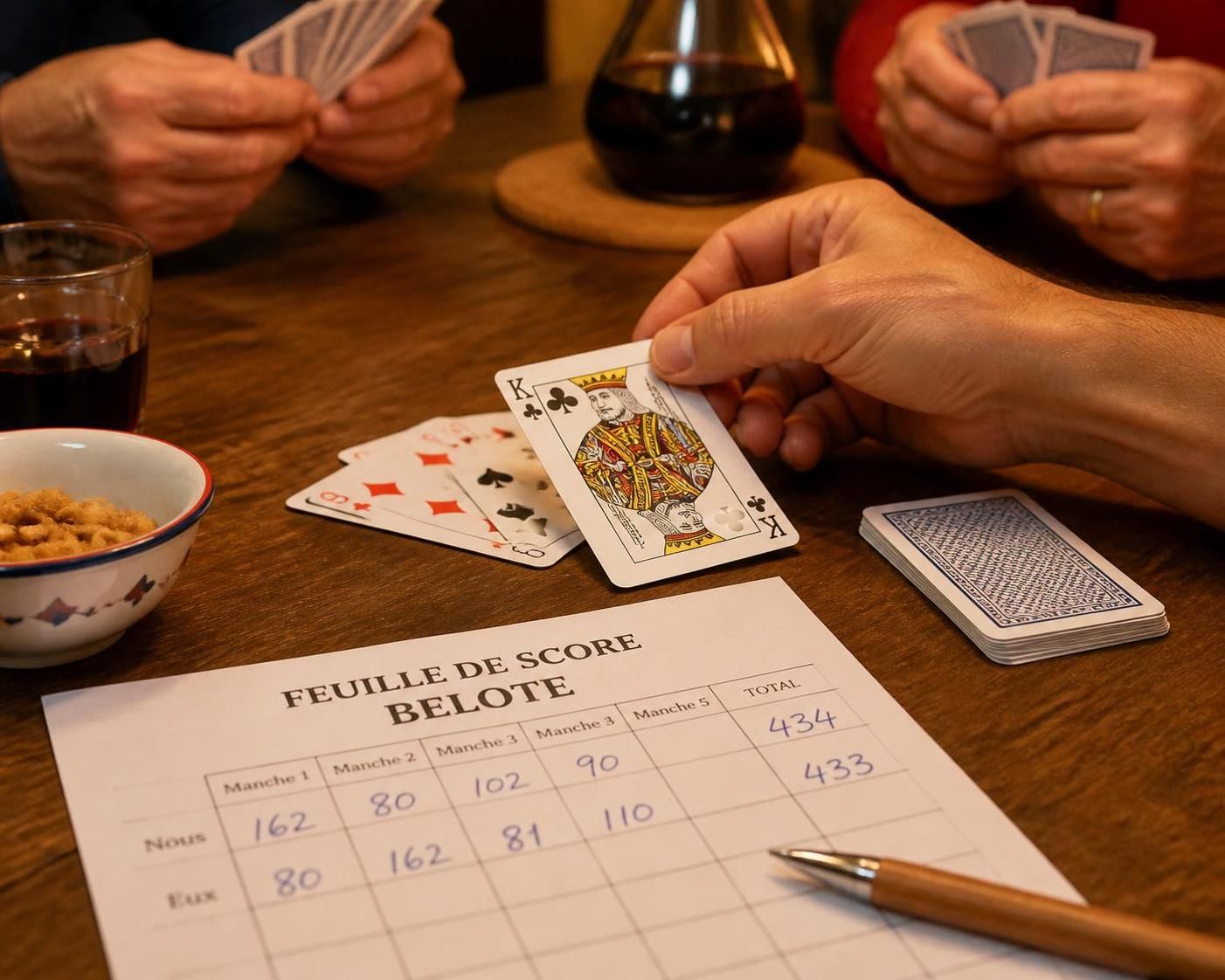 téléchargez et imprimez facilement votre feuille de score belote pour suivre vos points lors de vos parties. un guide pratique pour des jeux réussis entre amis ou en famille.