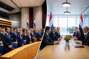 le parlement néerlandais s'engage fermement contre le marché illégal, tandis que le gouvernement assure un dialogue ouvert avec meta et google pour encadrer les pratiques numériques.